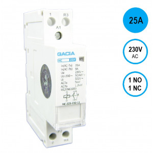 GACIA HC-2511 Inst.relais 25A/1NO+1NC/230VAC