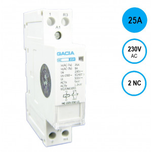 GACIA HC-2502 Inst.relais 25A/2NC/230VAC