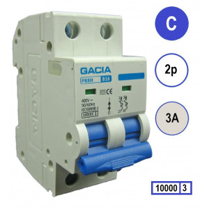 GACIA PB8H-2C03 inst. 2p C3 10kA