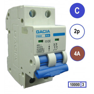 GACIA PB8H-2C04 inst. 2p C4 10kA
