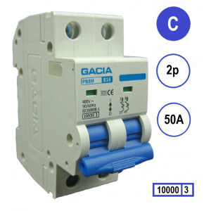 GACIA PB8H-2C50 inst. 2p C50 10kA
