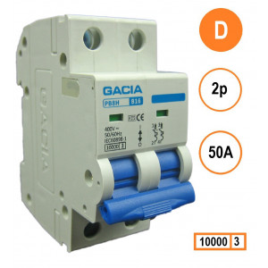 GACIA PB8H-2D50 inst. 2p D50 10kA
