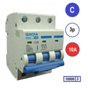 GACIA PB8H-3C10 inst. 3p C10 10kA