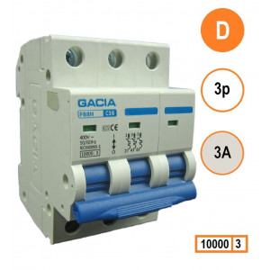 GACIA PB8H-3D03 inst. 3p D3 10kA