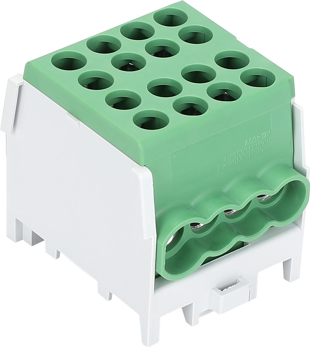 Schotman Elektro B.V. - SEP HDB-25/16 hoofdleidingaftakklem HLAK 1x25mm2-3x16mm2 groen