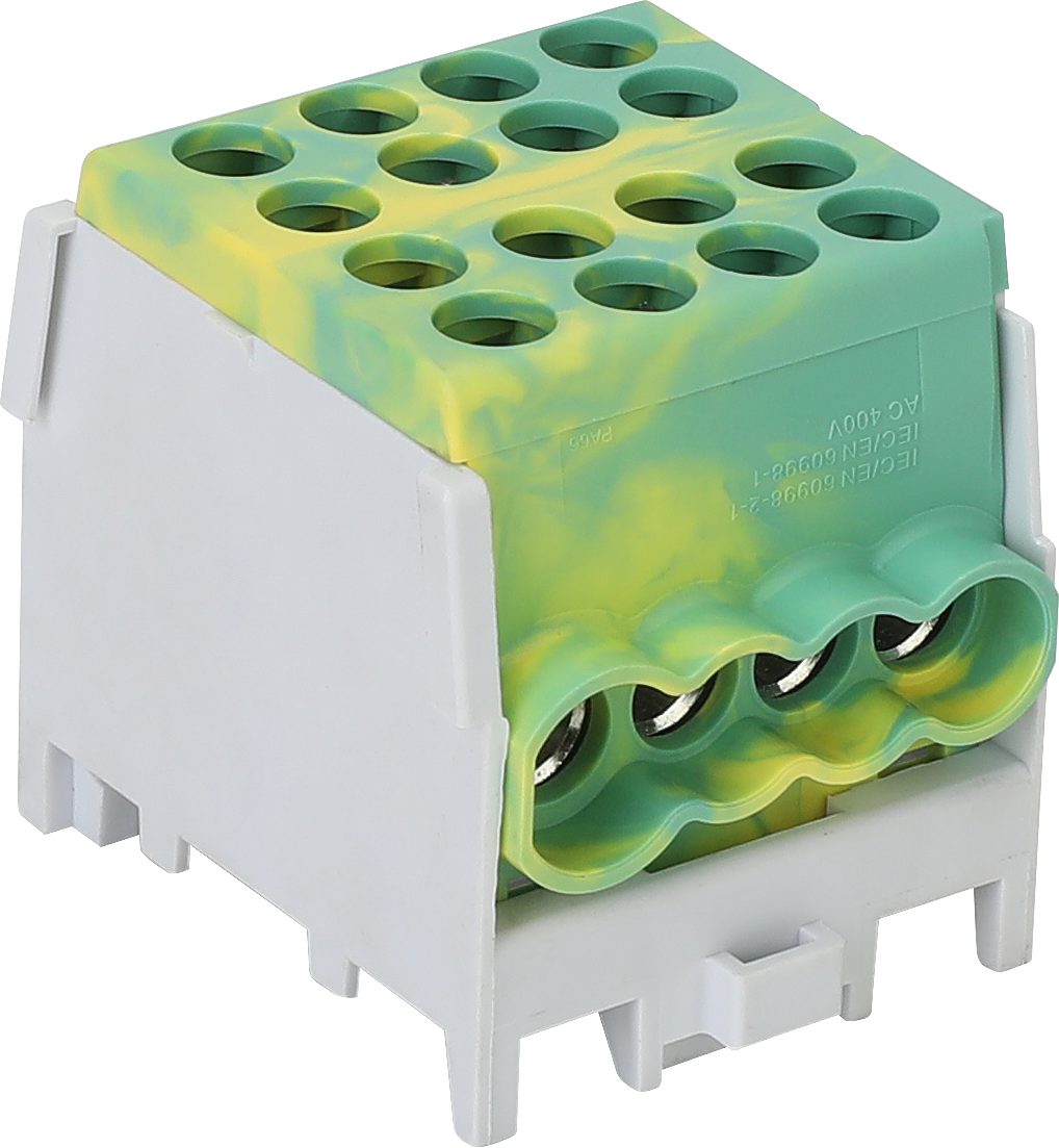 Schotman Elektro B.V. - SEP HDB-25/16 hoofdleidingaftakklem HLAK 1x25mm2-3x16mm2 geel/groen