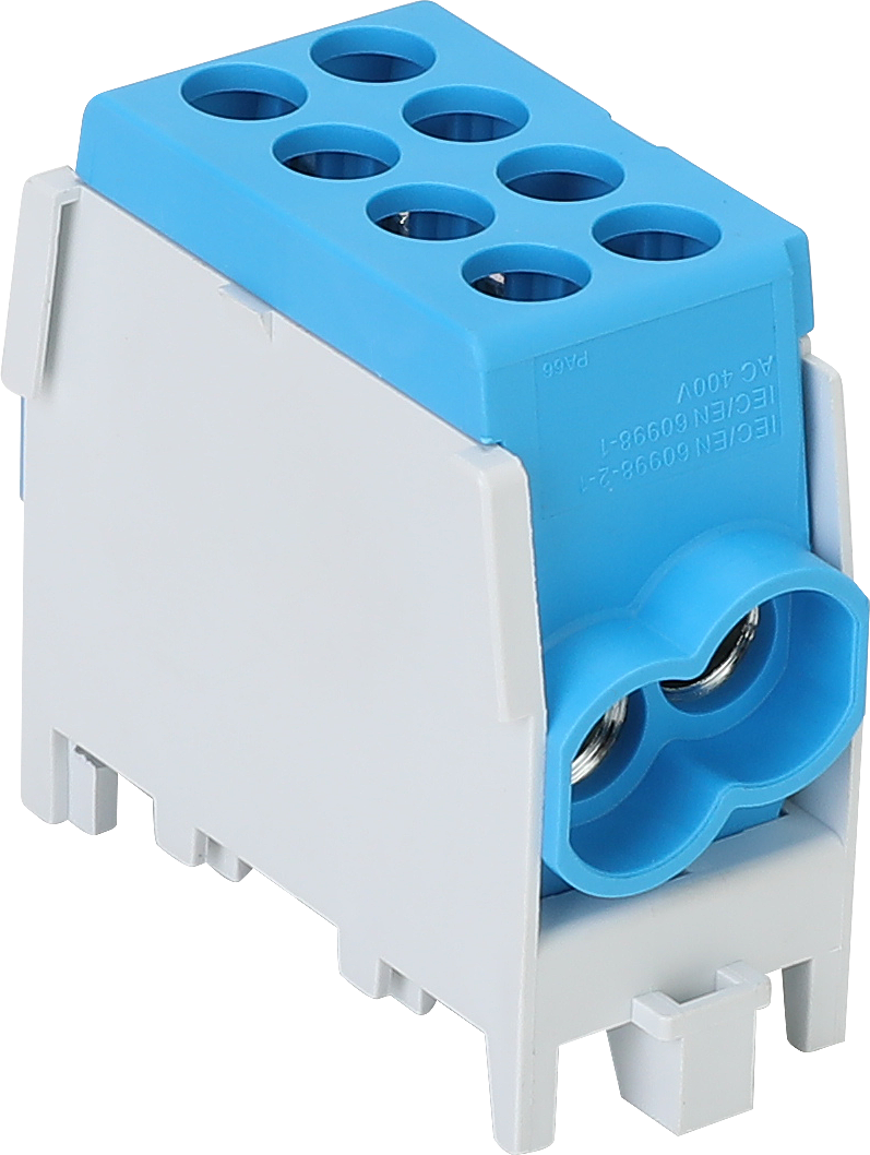 Schotman Elektro B.V. - SEP HDB-25/25 hoofdleidingaftakklem HLAK 2x25mm2 blauw