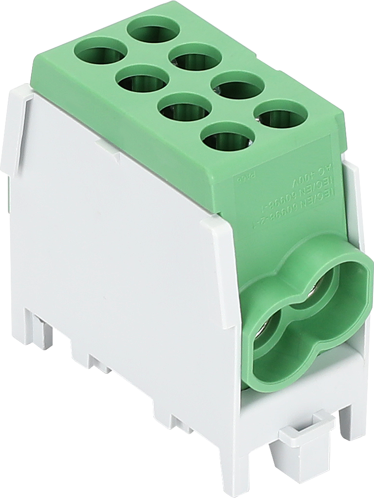 Schotman Elektro B.V. - SEP HDB-25/25 hoofdleidingaftakklem HLAK 2x25mm2 groen