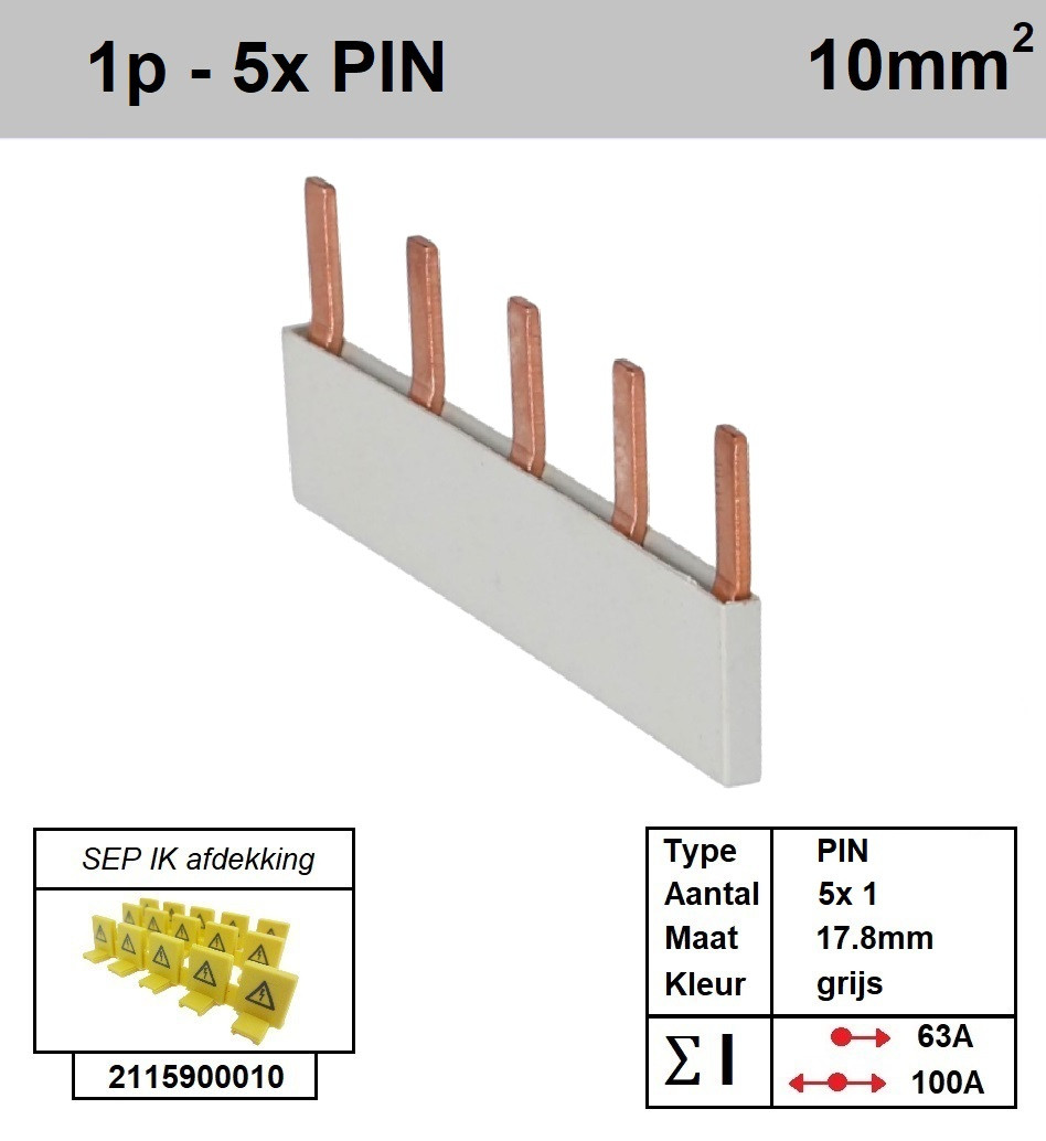 SEP P01005G00 Kam 1f PIN 5p 17,8mm