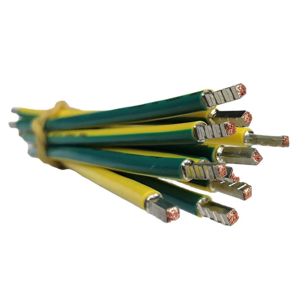 Schotman Elektro B.V. - SEP bedrading geel-groen 6mm2 l=185mm