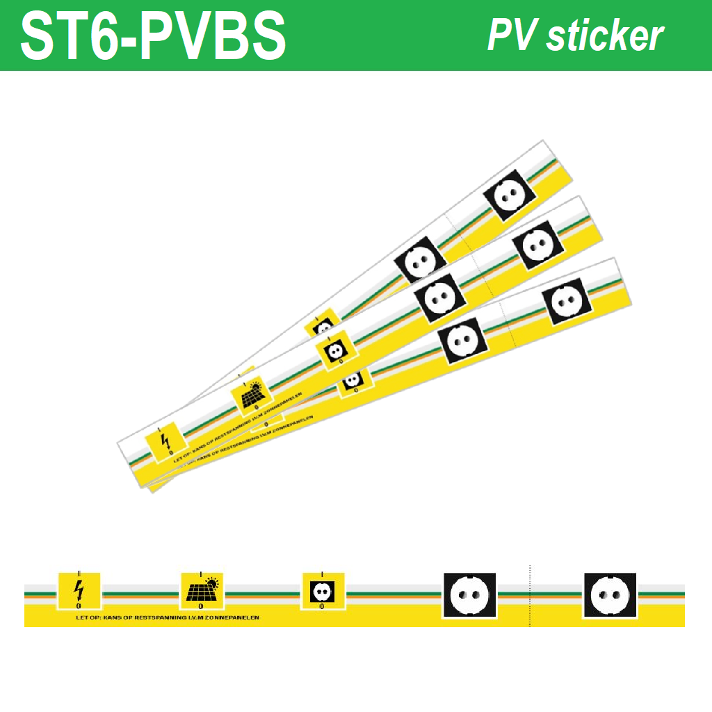 Schotman Elektro B.V. - SEP ST6-PV sticker