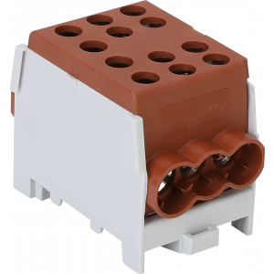 Schotman Elektro B.V. - SEP HDB-35/25 hoofdleidingaftakklem HLAK 1x35mm2-2x25mm2 bruin