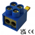 Schotman Elektro B.V. - SEP DT-B, aansluitklem 2x16mm, blauw