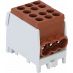 Schotman Elektro B.V. - SEP HDB-25/16 hoofdleidingaftakklem HLAK 1x25mm2-2x16mm2 bruin