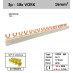 Schotman Elektro - SEP 16F03018G06 aansluitrail 16mm2 80A 125A