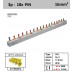 Schotman Elektro - SEP 16P03018G00 aansluitrail 16mm2 80A 125A