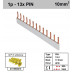 Schotman Elektro - SEP aansluitrail PIN 13x1 aansluitingen 17.8mm