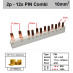 Schotman Elektro - SEP aansluitrail 2fase PIN Combi 1x2 5x2 17.8/9/18mm