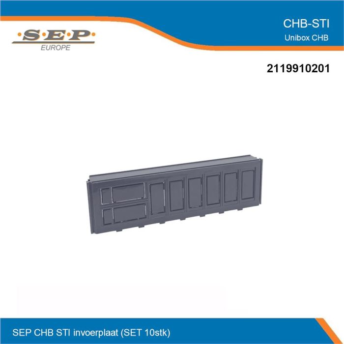 SEP UniBox CHB-STI - inzetstuk stekerbaar installeren 