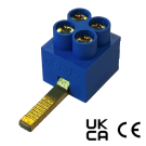 SEP DT, blauw, dubbel 2x16mm