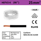 MONT.SNOER 90gr.C 25mm2 ZWART (100m)