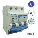 GACIA PB8H-3C08 inst. 3p C8 10kA