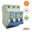 GACIA PB8H-3D08 inst. 3p D8 10kA