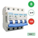 GACIA PB8H-3NB10 inst. 3p+n, curve B, 10A, 10kA