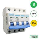 GACIA PB8H-3NB25 inst. 3p+n, curve B, 25A, 10kA