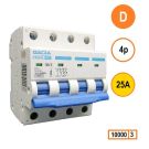 GACIA PB8H-3ND25 inst. 3p+n, curve D, 25A, 10kA