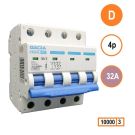 GACIA PB8H-3ND32 inst. 3p+n, curve D, 32A, 10kA