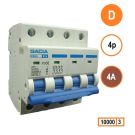 GACIA PB8H-4D04 inst. 4p D4 10kA