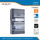 SEP CHB24E groepencabinet 24MU met buisverhoging