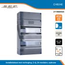 SEP CHB24E groepencabinet 24MU met buisverhoging