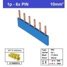 SEP P01006B00 Kam 1f PIN 6p 17,8mm blauw