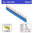 SEP P01013B00 Kam 1f PIN 13p 17,8mm blauw