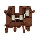 SEP SRK-5 twin- rijgklem 0.2 - 4mm2 bruin