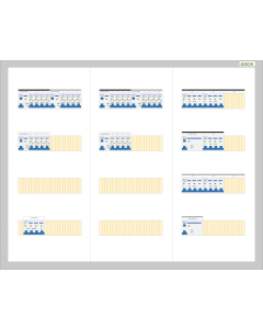 GACIA PRO 125A - 6xALS + 24xINS-1N - 2xALS + 5xINS-3N (h=650, b=800,d=160mm)