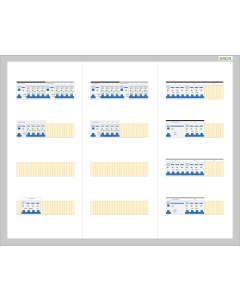GACIA PRO 125A - 6xALS + 24xINS-1N - 2xALS + 6xINS-3N (h=650, b=800,d=160mm)