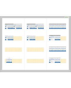 GACIA PRO 125A - 6xALS + 24xINS-1N - 2xALS + 8xINS-3N (h=650, b=800,d=160mm)