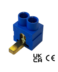 SEP FT2-25-PB aansluitklem, blauw, PIN 2x25mm2