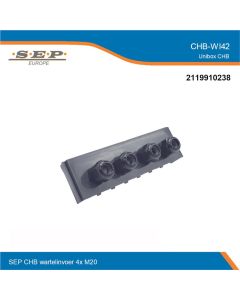 SEP CHB-WI42 - inzetstuk wartel 4xM20