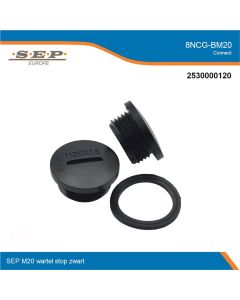 SEP Connect 8NCG-BM20 - wartel stop M20 - zwart RAL9005 - overzicht