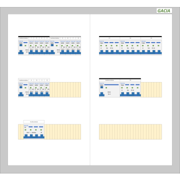 GACIA PRO 125A - 3xALS + 12xINS-1N - 1xALS + 4xINS-3N (h=500, b=550,d=160mm)