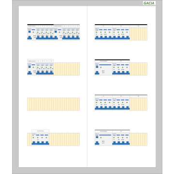 GACIA PRO 80A - 3xALS + 12xINS-1N - 2xALS + 6xINS-3N (h=650, b=550,d=160mm)