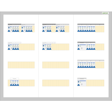 GACIA PRO 63A - 6xALS + 15xINS-1N - 2xALS + 5xINS-3N (h=650, b=800,d=160mm)