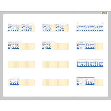 GACIA PRO 125A - 6xALS + 15xINS-1N - 2xALS + 8xINS-3N (h=650, b=800,d=160mm)