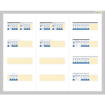 GACIA PRO 40A - 6xALS + 18xINS-1N - 2xALS + 6xINS-3N (h=650, b=800,d=160mm)