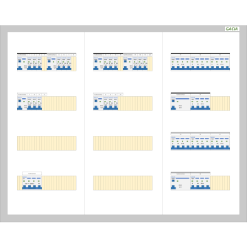 GACIA PRO 40A - 6xALS + 18xINS-1N - 2xALS + 8xINS-3N (h=650, b=800,d=160mm)
