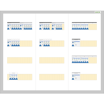 GACIA PRO 125A - 6xALS + 21xINS-1N - 2xALS + 4xINS-3N (h=650, b=800,d=160mm)